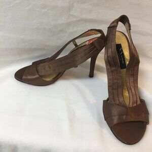 Nina Copper High Heel Sandals Size 8.5M NWT